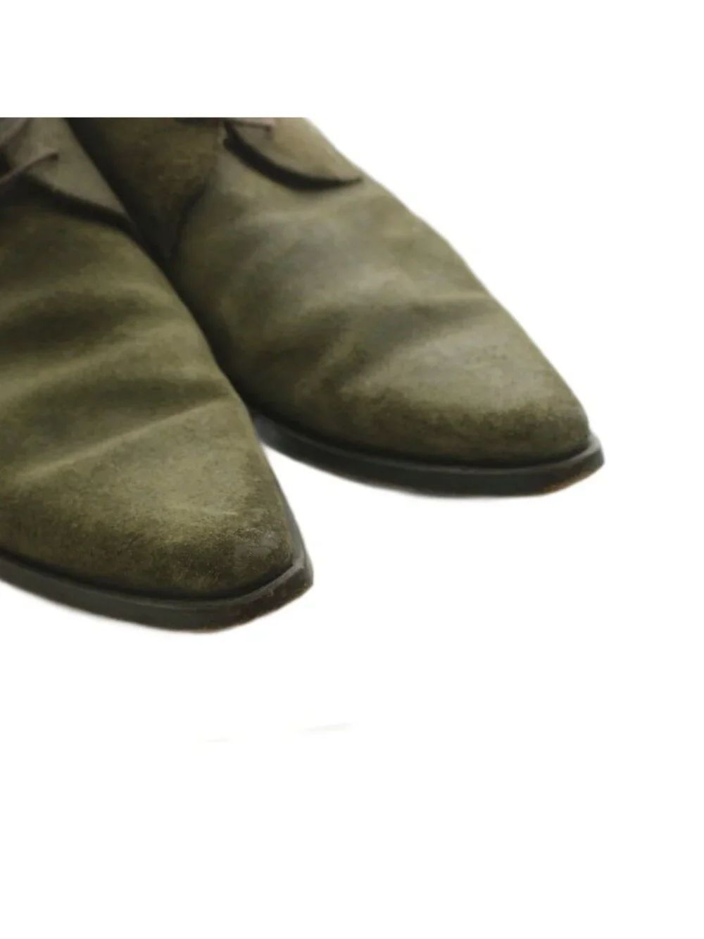Dolce & Gabbana Business Shoes Suede Khaki 7.5